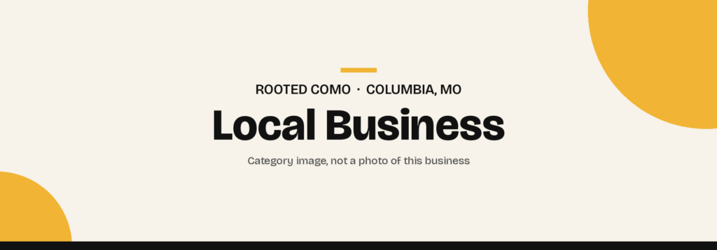 Rooted CoMo category image (not a photo of the business)