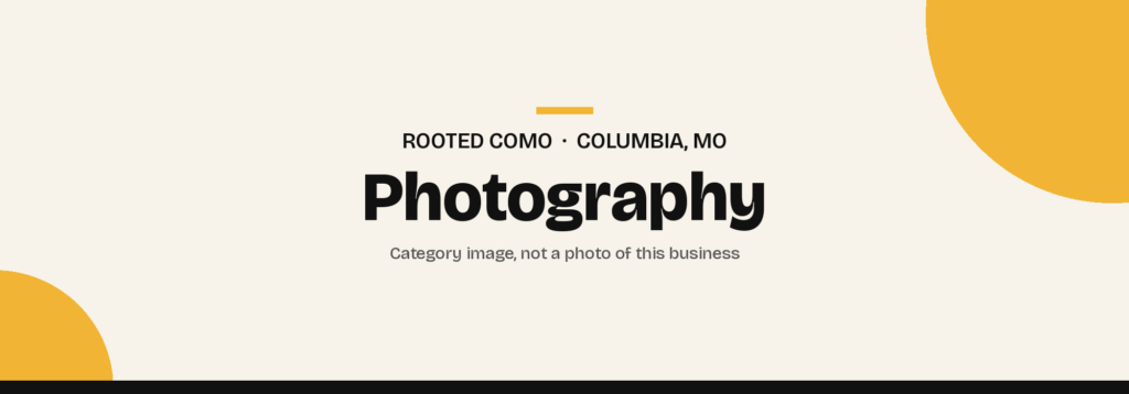 Rooted CoMo category image (not a photo of the business)